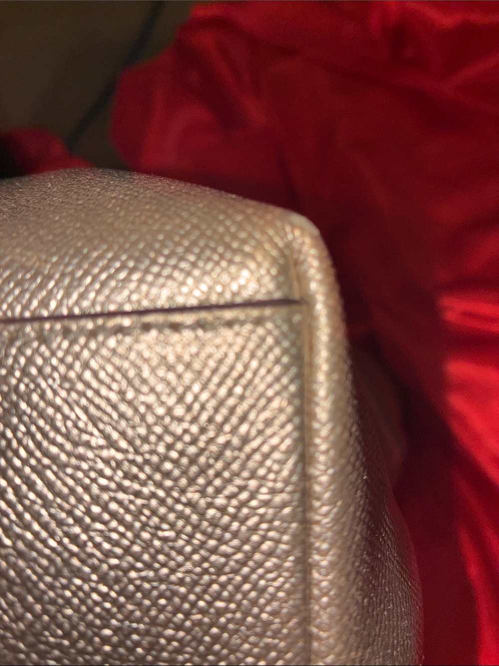 Coach Metallic Rose Gold Tote - Picture 7 of 15